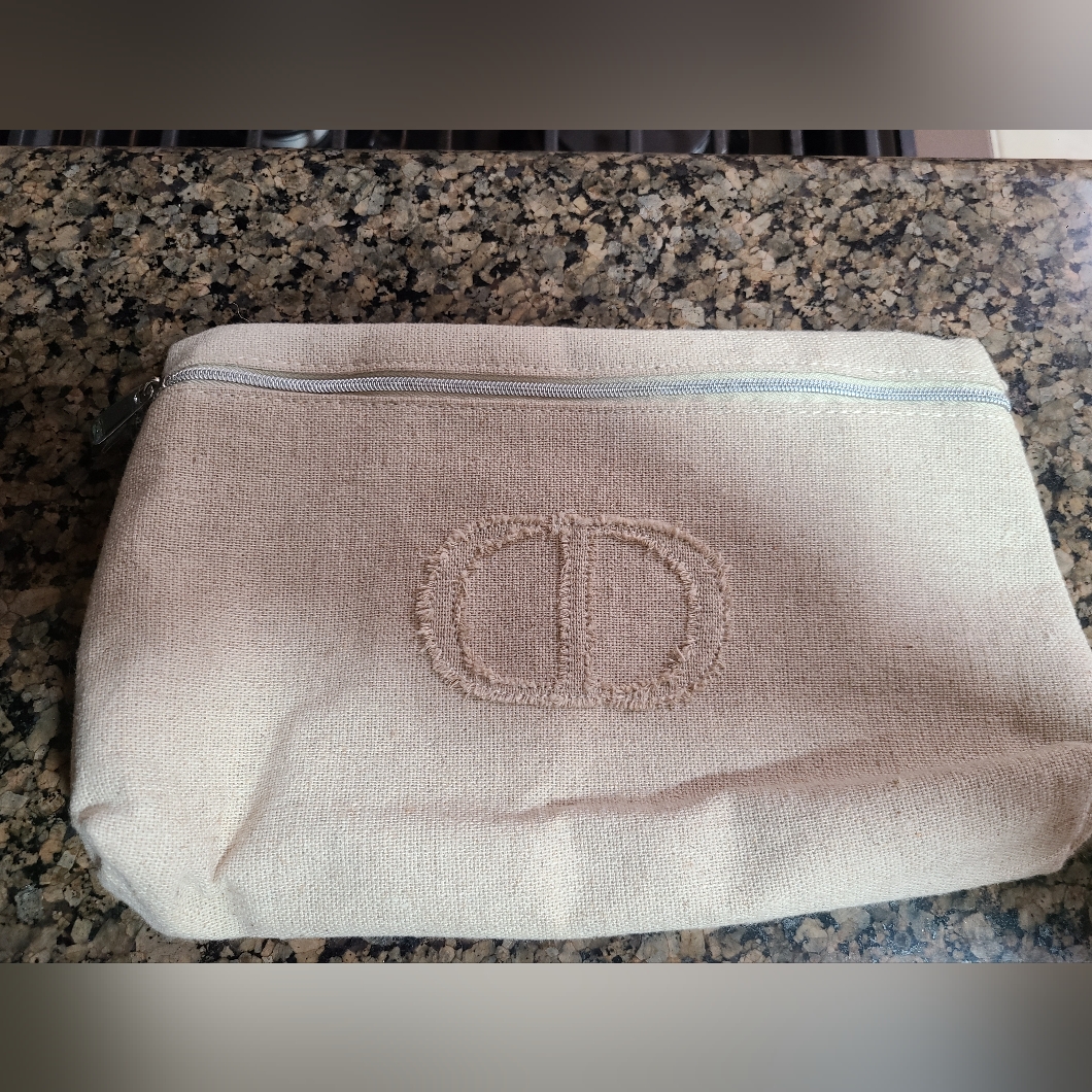Dior Begie Canvas Cosmetic Bag